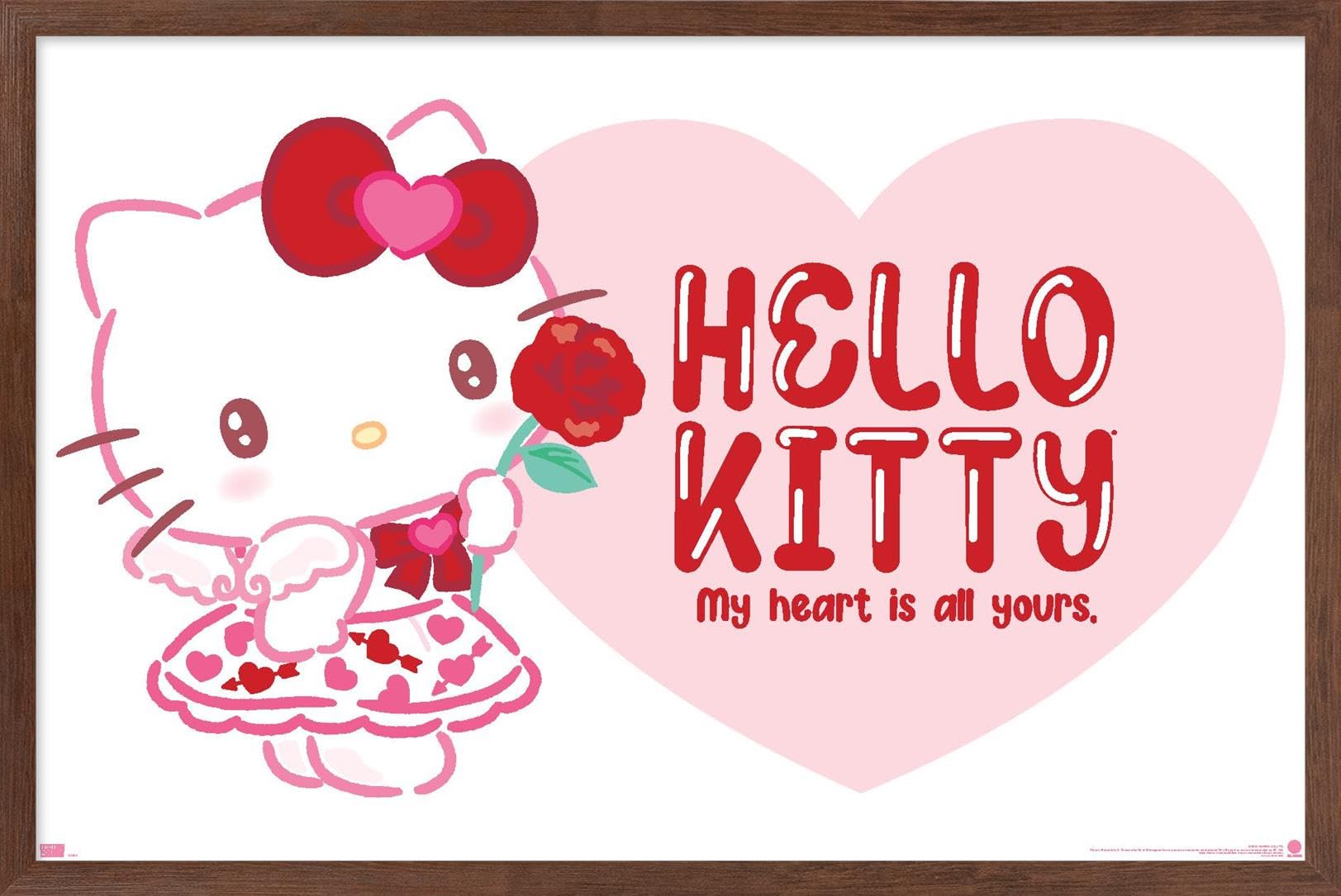 Amazon.com: Trends International Hello Kitty: 25 Valentine's Day